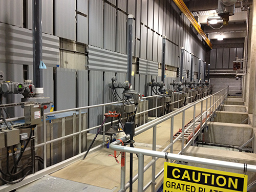32 Units - 84” Tyco Knife Gate and 16 Units - 84” Energy Dissapation Valves